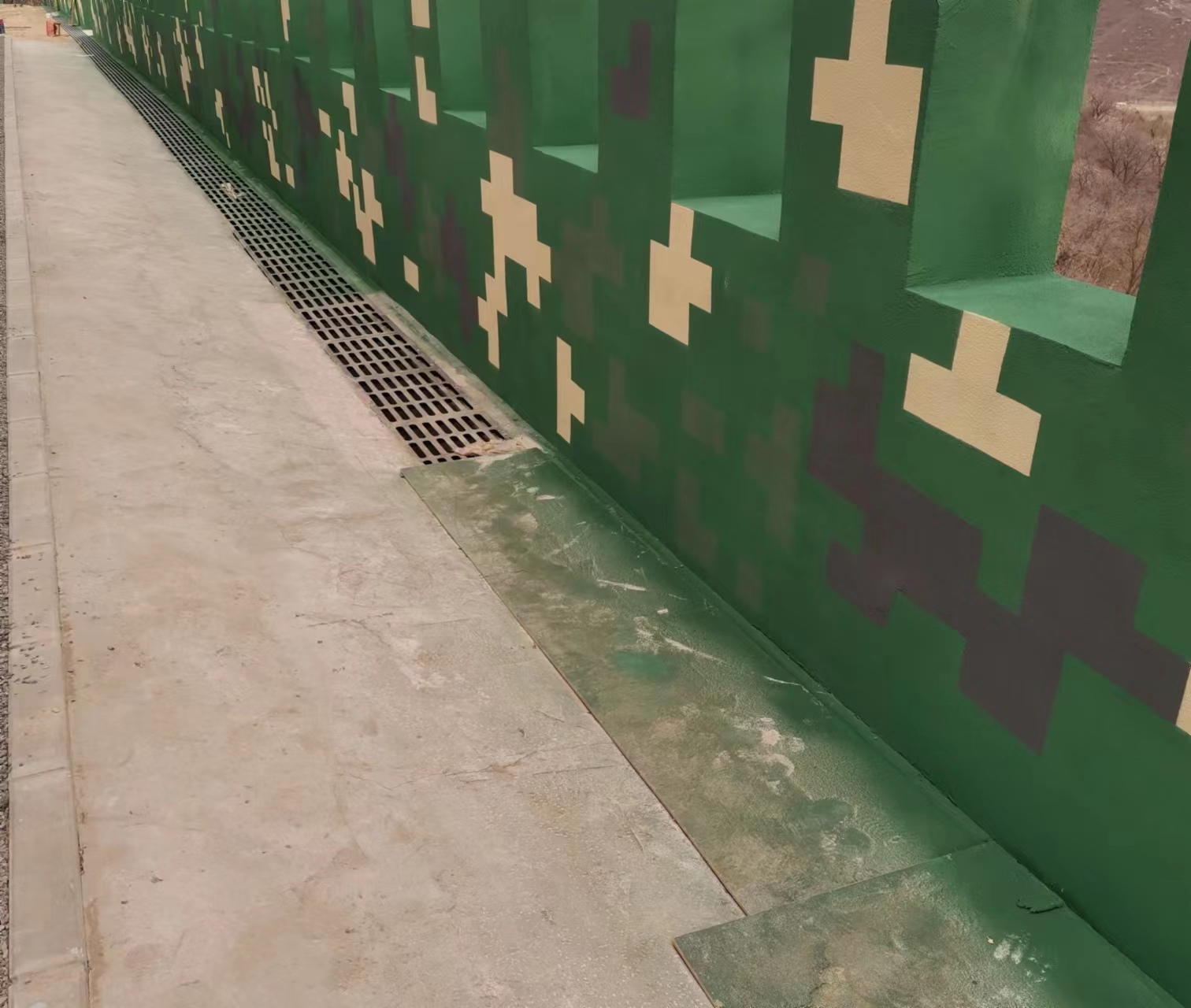 澄迈围墙迷彩喷涂,数迷彩漆